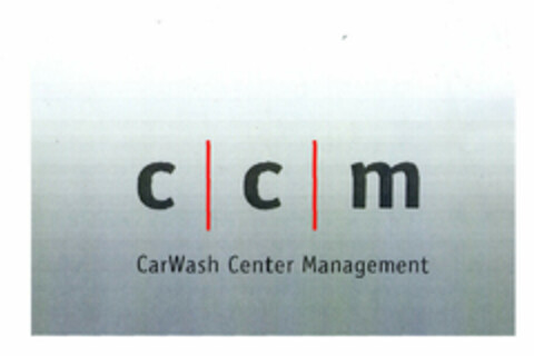 ccm CarWash Center Management Logo (EUIPO, 22.08.2001)