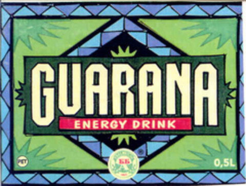 GUARANA ENERGY DRINK Logo (EUIPO, 05/28/2003)