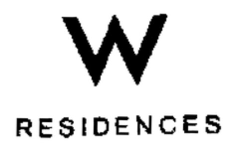 W RESIDENCES Logo (EUIPO, 01/05/2005)