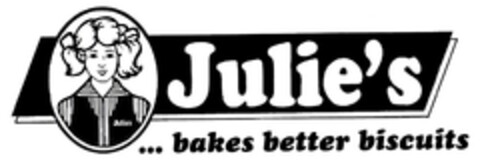 Julie's ...bakes better biscuits Logo (EUIPO, 09/26/2007)