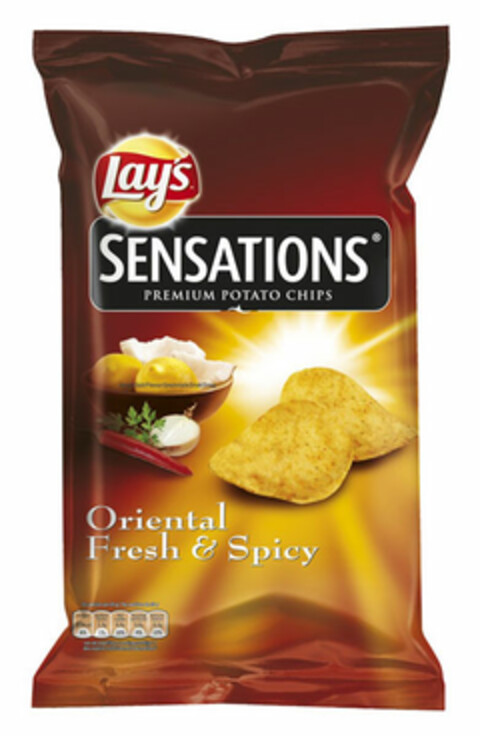 Lay's SENSATIONS PREMIUM POTATO CHIPS Oriental Fresh & Spicy Logo (EUIPO, 20.12.2007)