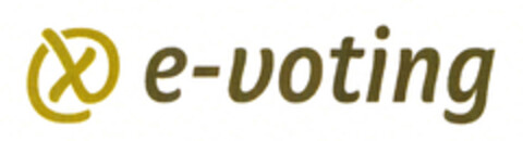 x e-voting Logo (EUIPO, 03/31/2008)