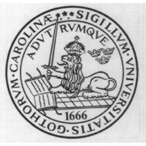 SIGILLUM UNIVERSITATIS GOTHORUM CAROLINAE Logo (EUIPO, 20.08.2010)