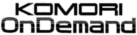 KOMORI OnDemand Logo (EUIPO, 26.06.2012)