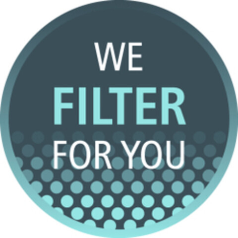 WE FILTER FOR YOU Logo (EUIPO, 08/21/2014)