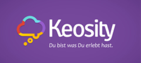 Keosity Du bist was Du erlebt hast. Logo (EUIPO, 05/17/2016)