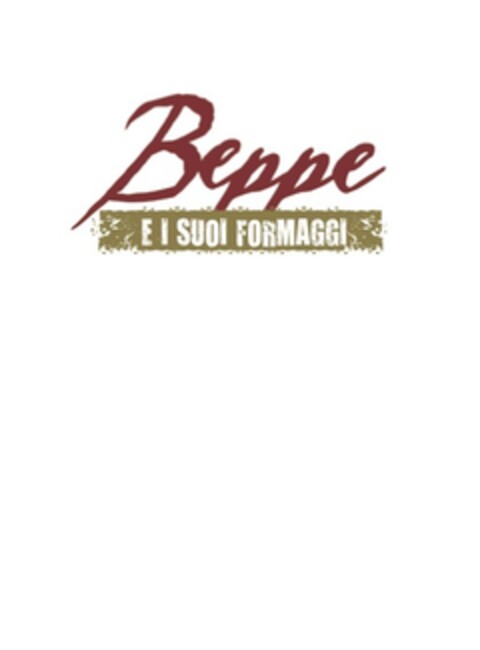 BEPPE E I SUOI FORMAGGI Logo (EUIPO, 07.12.2016)