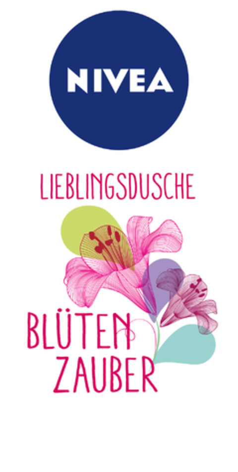 NIVEA LIEBLINGSDUSCHE BLÜTENZAUBER Logo (EUIPO, 23.02.2017)