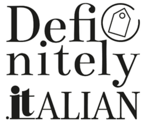 DEFINITELY ITALIAN Logo (EUIPO, 02/19/2018)