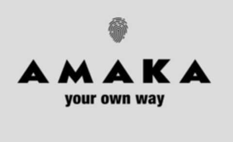 amaka your own way Logo (EUIPO, 17.12.2019)