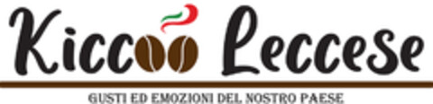 KICCOO LECCESE Gusti ed emozioni del nostro paese Logo (EUIPO, 09.09.2020)