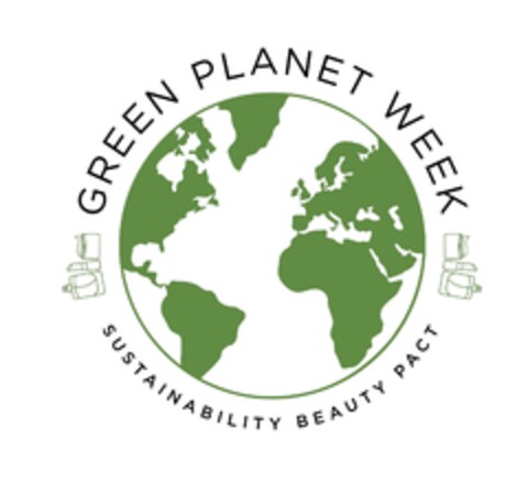 GREEN PLANET WEEK SUSTAINABILITY BEAUTY PACT Logo (EUIPO, 30.08.2021)