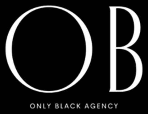 OB ONLY BLACK AGENCY Logo (EUIPO, 18.02.2022)