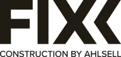 FIXX CONSTRUCTION BY AHLSELL Logo (EUIPO, 10.07.2023)