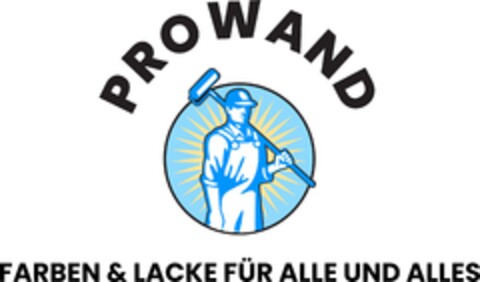 PROWAND FARBEN & LACKE FÜR ALLE UND ALLES Logo (EUIPO, 15.05.2024)