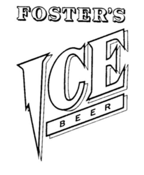 FOSTER'S ICE BEER Logo (EUIPO, 01.04.1996)