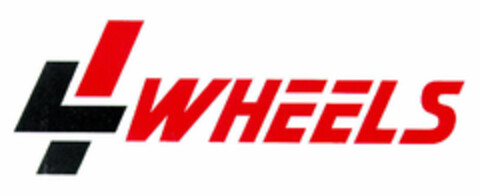 4 WHEELS Logo (EUIPO, 30.07.1998)