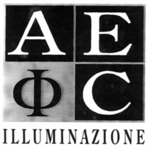 AEΦC ILLUMINAZIONE Logo (EUIPO, 10.11.1998)