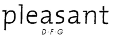 pleasant D·F·G Logo (EUIPO, 19.10.2000)