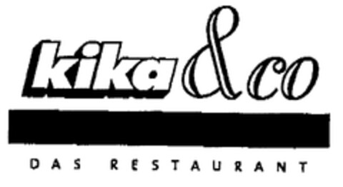 kika & co DAS RESTAURANT Logo (EUIPO, 22.12.2000)