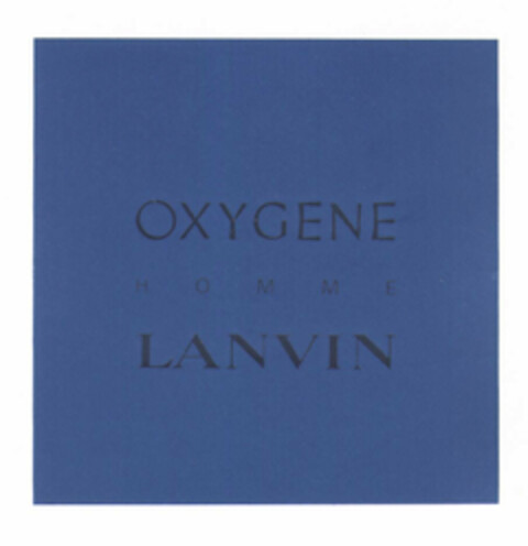 OXYGENE HOMME LANVIN Logo (EUIPO, 12.02.2001)