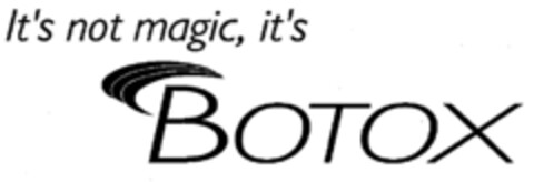 It's not magic, its BOTOX Logo (EUIPO, 02/07/2002)