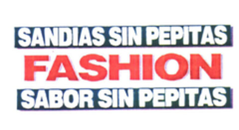 SANDIAS SIN PEPITAS
FASHION
SABOR SIN PEPITAS Logo (EUIPO, 23.12.2003)