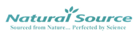 Natural Source Sourced from Nature... Perfected by Science Logo (EUIPO, 16.08.2004)