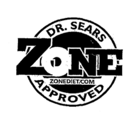 DR. SEARS ZONE ZONEDIET.COM APPROVED Logo (EUIPO, 11/19/2004)