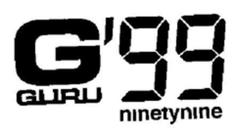 G'99 GURU ninetynine Logo (EUIPO, 17.01.2006)