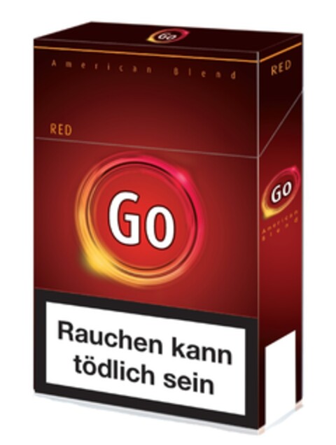 American Blend RED Go Rauchen kann tödlich sein Logo (EUIPO, 04/27/2011)