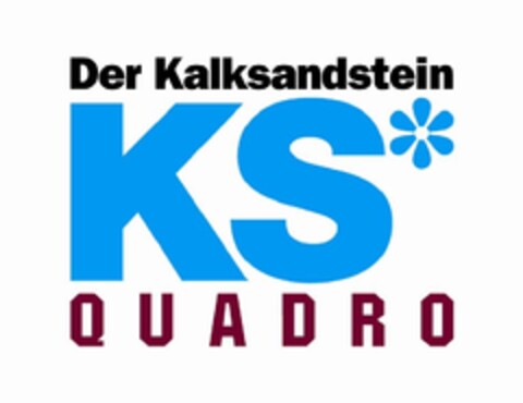 Der Kalksandstein KS* QUADRO Logo (EUIPO, 08/08/2013)