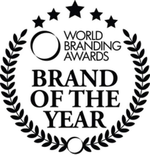 WORLD BRANDING AWARDS BRAND OF THE YEAR Logo (EUIPO, 31.07.2015)