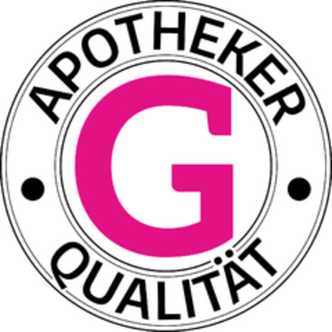 G APOTHEKER QUALITÄT Logo (EUIPO, 09/12/2016)