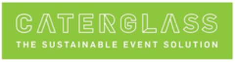 CATERGLASS THE SUSTAINABLE EVENT SOLUTION Logo (EUIPO, 17.05.2019)