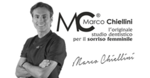 Marco Chiellini l'originale studio dentistico per il sorriso femminile Logo (EUIPO, 27.09.2019)