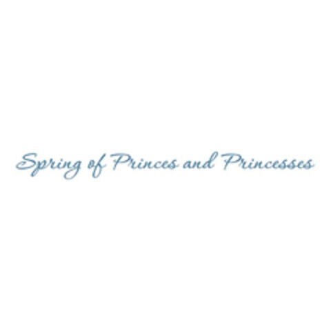 Spring of Princes and Princesses Logo (EUIPO, 05/10/2022)