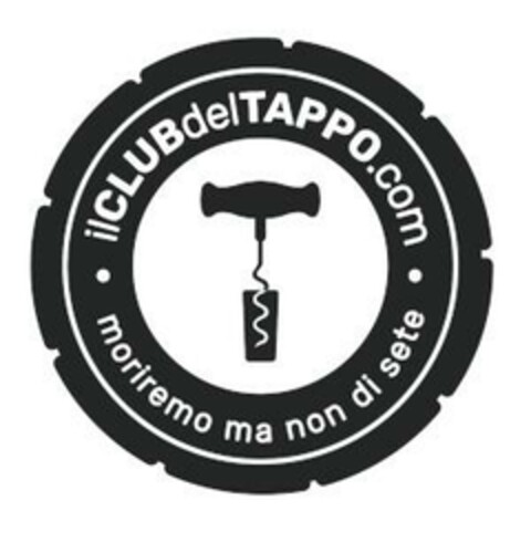 ilCLUBdelTAPPO.com moriremo ma non di sete Logo (EUIPO, 04/26/2023)