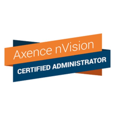 Axence nVision CERTIFIED ADMINISTRATOR Logo (EUIPO, 26.09.2023)