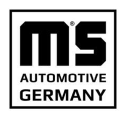 MS AUTOMOTIVE GERMANY Logo (EUIPO, 11.12.2023)