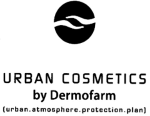 URBAN COSMETICS by Dermofarm (urban.atmosphere. protection.plan) Logo (EUIPO, 05.01.2001)