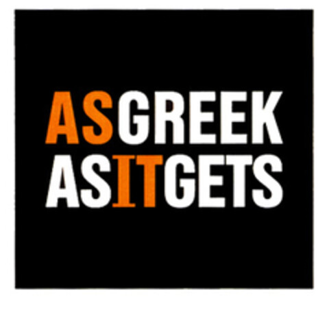 AS GREEK AS IT GETS Logo (EUIPO, 11/24/2004)