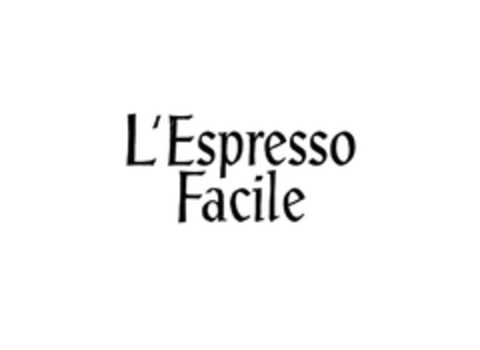 L'Espresso Facile Logo (EUIPO, 19.05.2005)