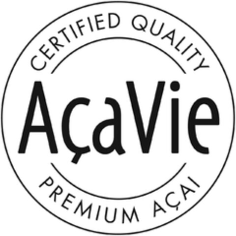 CERTIFIED QUALITY AÇAVIE PREMIUM AÇAI Logo (EUIPO, 22.06.2010)