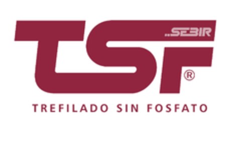 TSF SEBIR TREFILADO SIN FOSFATO Logo (EUIPO, 13.02.2012)