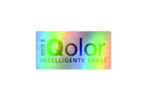 iQolor INTELLIGENTE FARBE Logo (EUIPO, 08.11.2011)