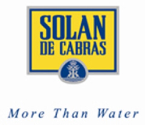 SOLAN DE CABRAS More Than Water Logo (EUIPO, 18.01.2012)