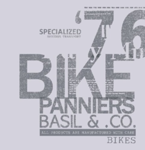 "76 BIKE PANNIERS BASIL & .CO." Logo (EUIPO, 31.08.2012)