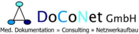 DoCoNet GmbH Med. Dokumentation >> Consulting >> Netzwerkaufbau Logo (EUIPO, 03/18/2015)