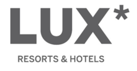 LUX* RESORTS & HOTELS Logo (EUIPO, 01/25/2016)